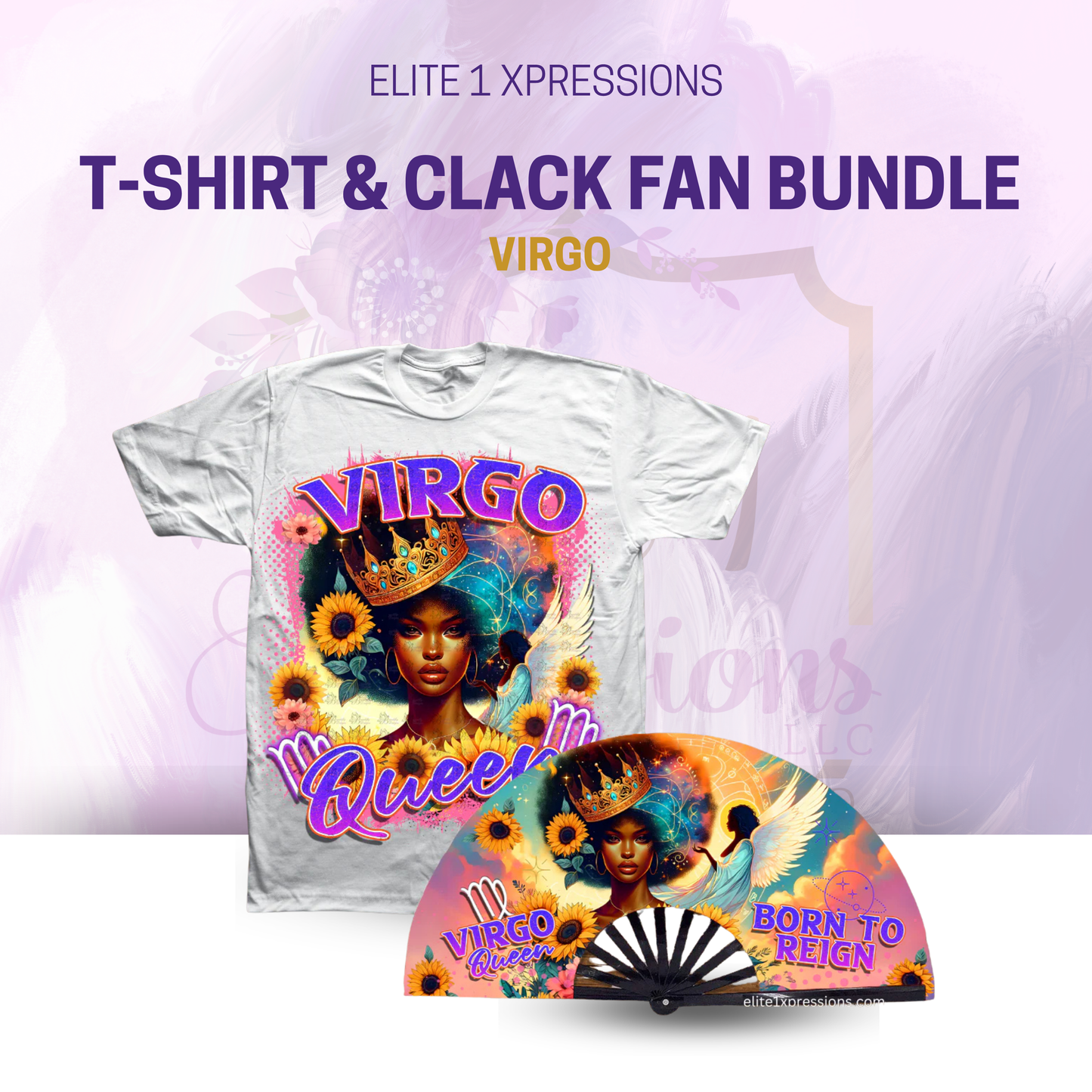 Cosmic Zodiac T~Shirt & Clack Fan Bundle