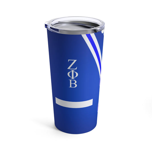Zeta Cardigan (Striped) Tumbler 20oz