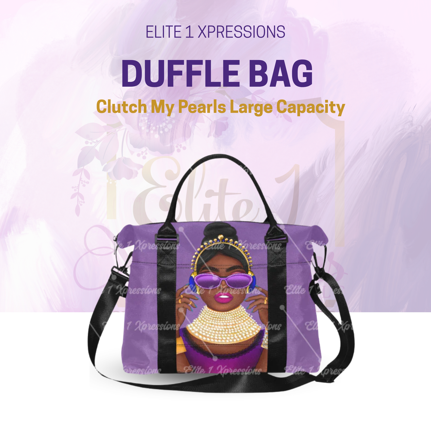 Clutch My Pearls Travel Bag