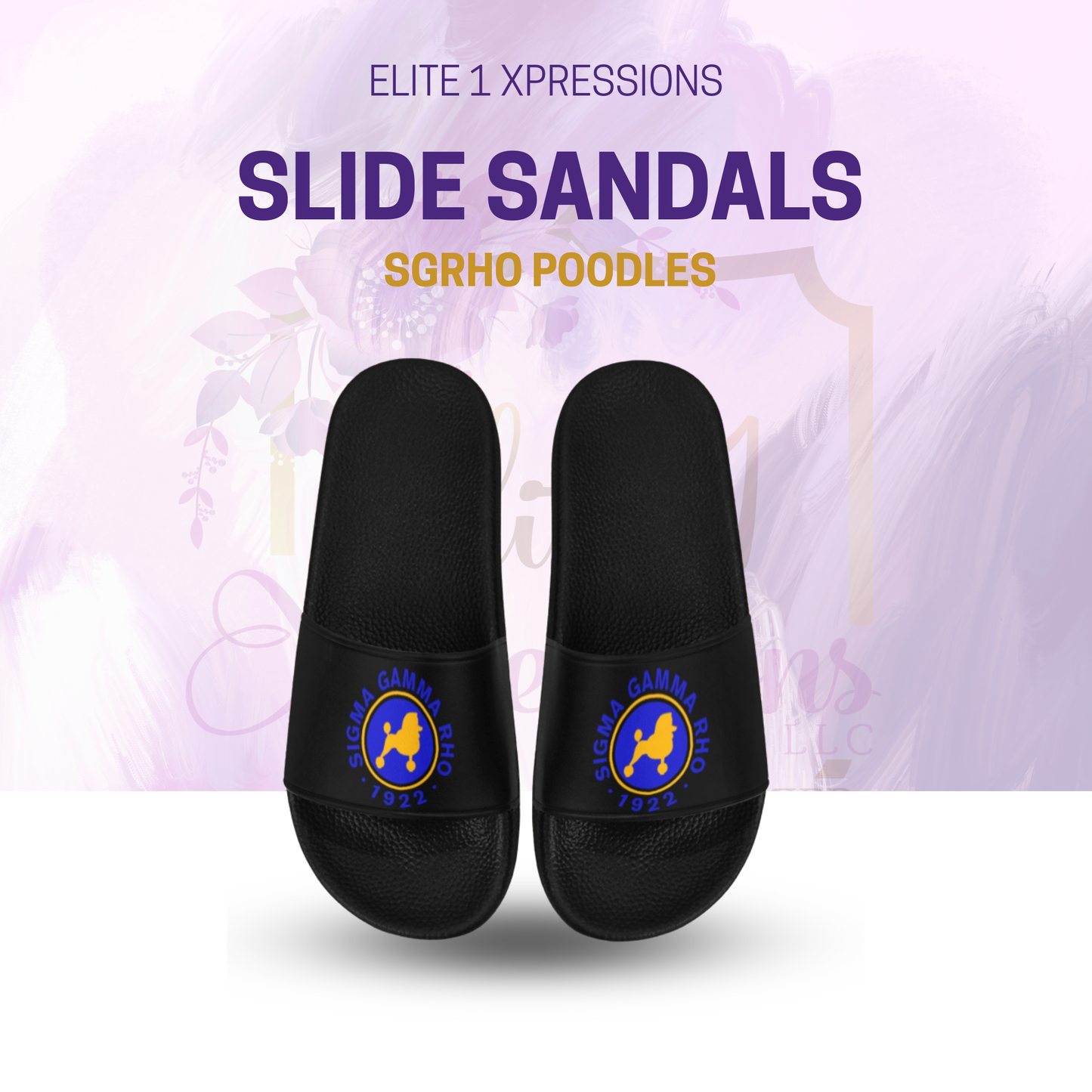 Slide Sandals ~ Sigma Gamma Rho (SGRHO)