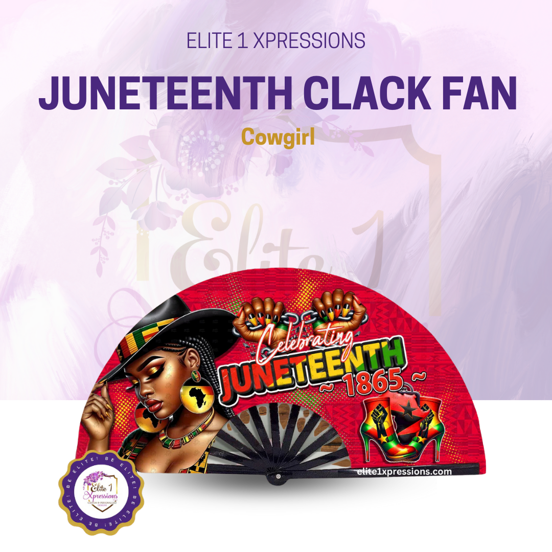 Juneteenth Clack Fan