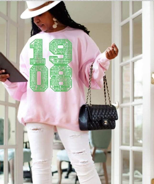 Greek D9 Year  (Word Art) Crewneck Sweatshirt