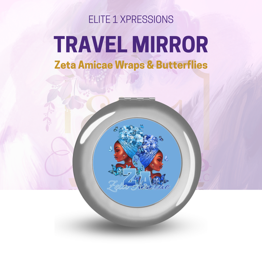 Travel Mirror ~ Zeta amicae Wraps & Butterflies