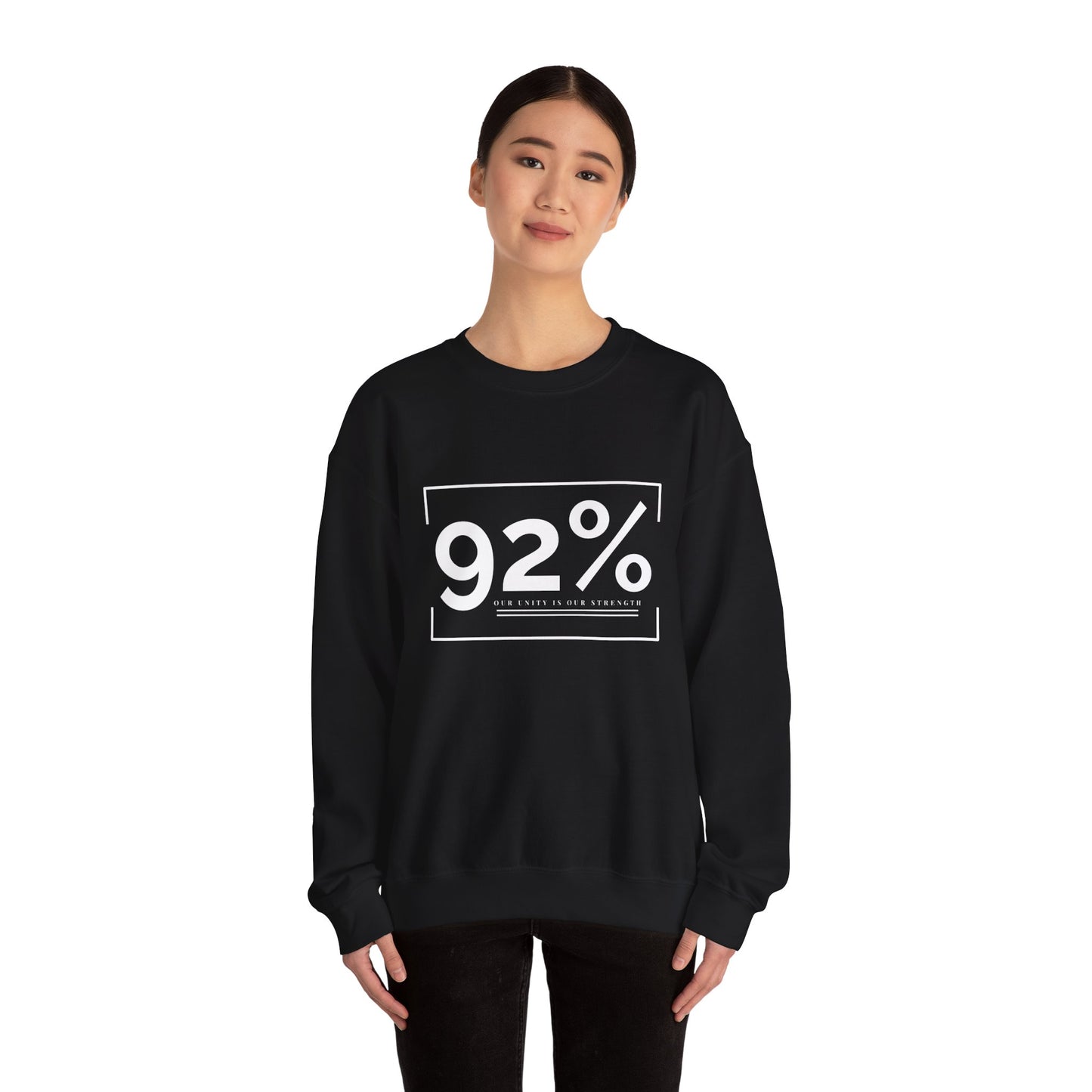 92% Women Crewneck Sweatshirt