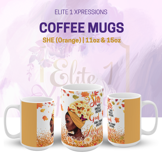 SHE (Orange) Ceramic Mug