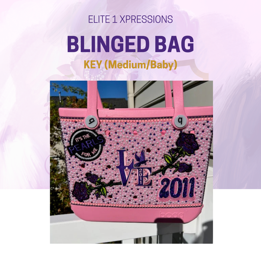 Blinged Bag ~ KEY (Medium/Baby)