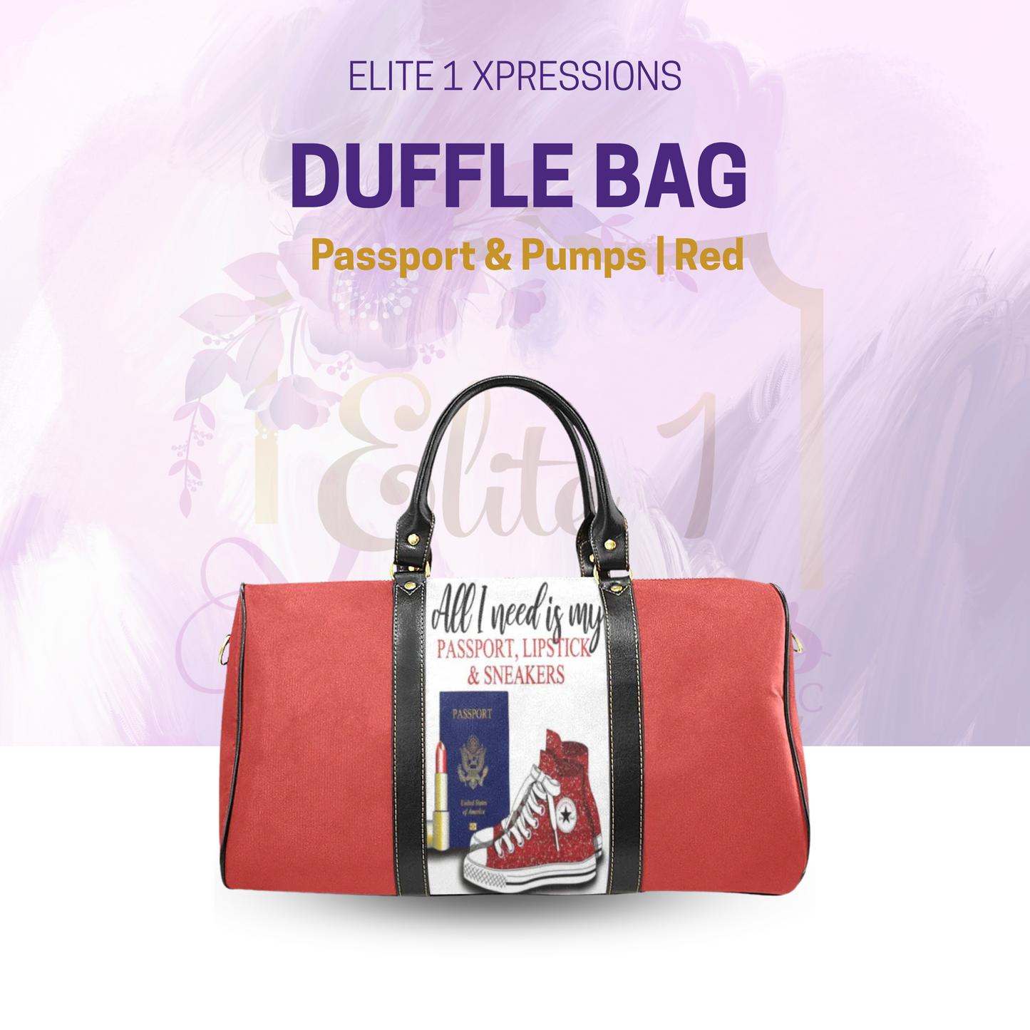 Passport & Pumps Duffle Bag
