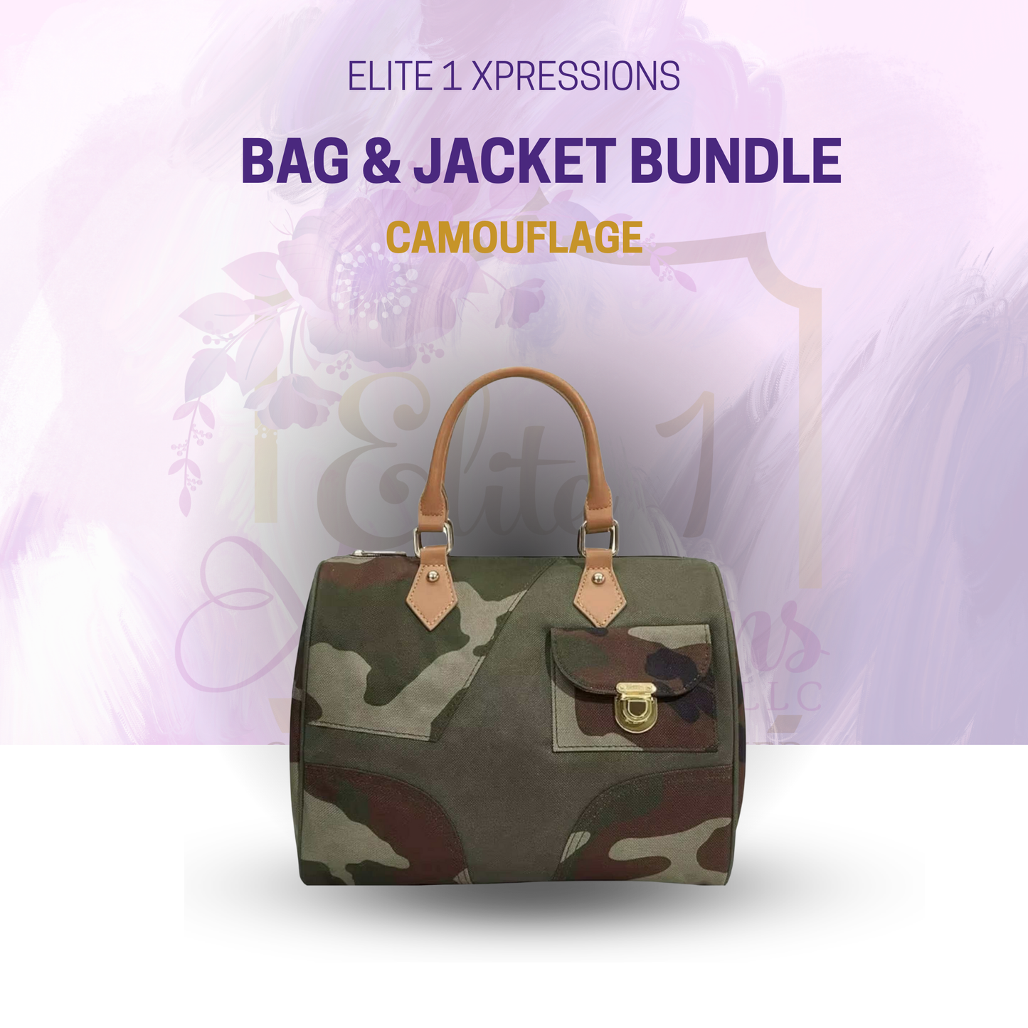 Camoflauge Bag & Jacket Bundle
