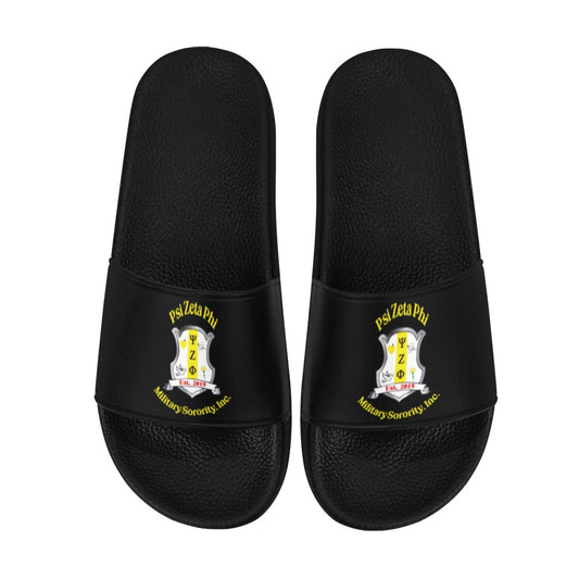 Slide Sandals ~ Psi Zeta Phi (Black)