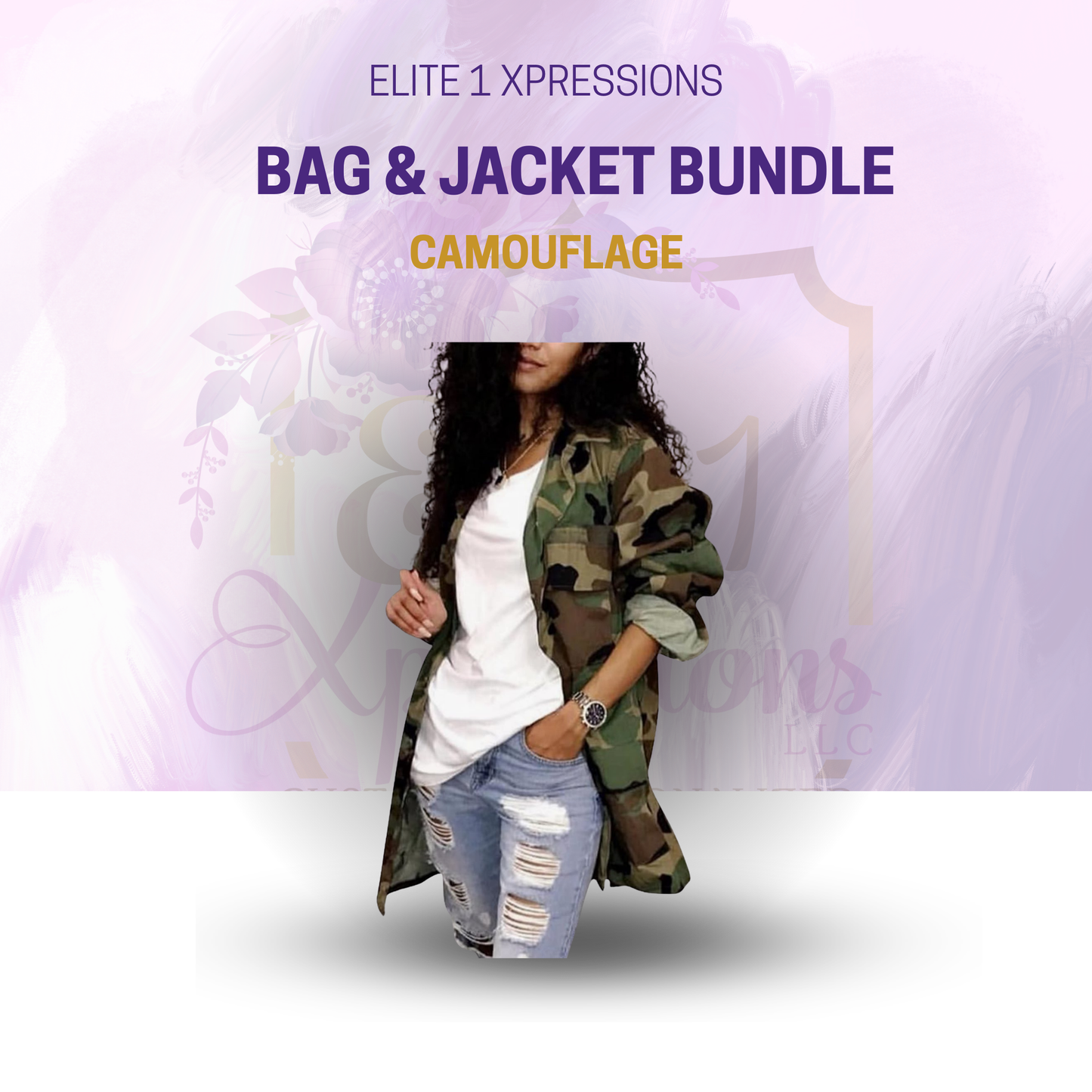 Camoflauge Bag & Jacket Bundle