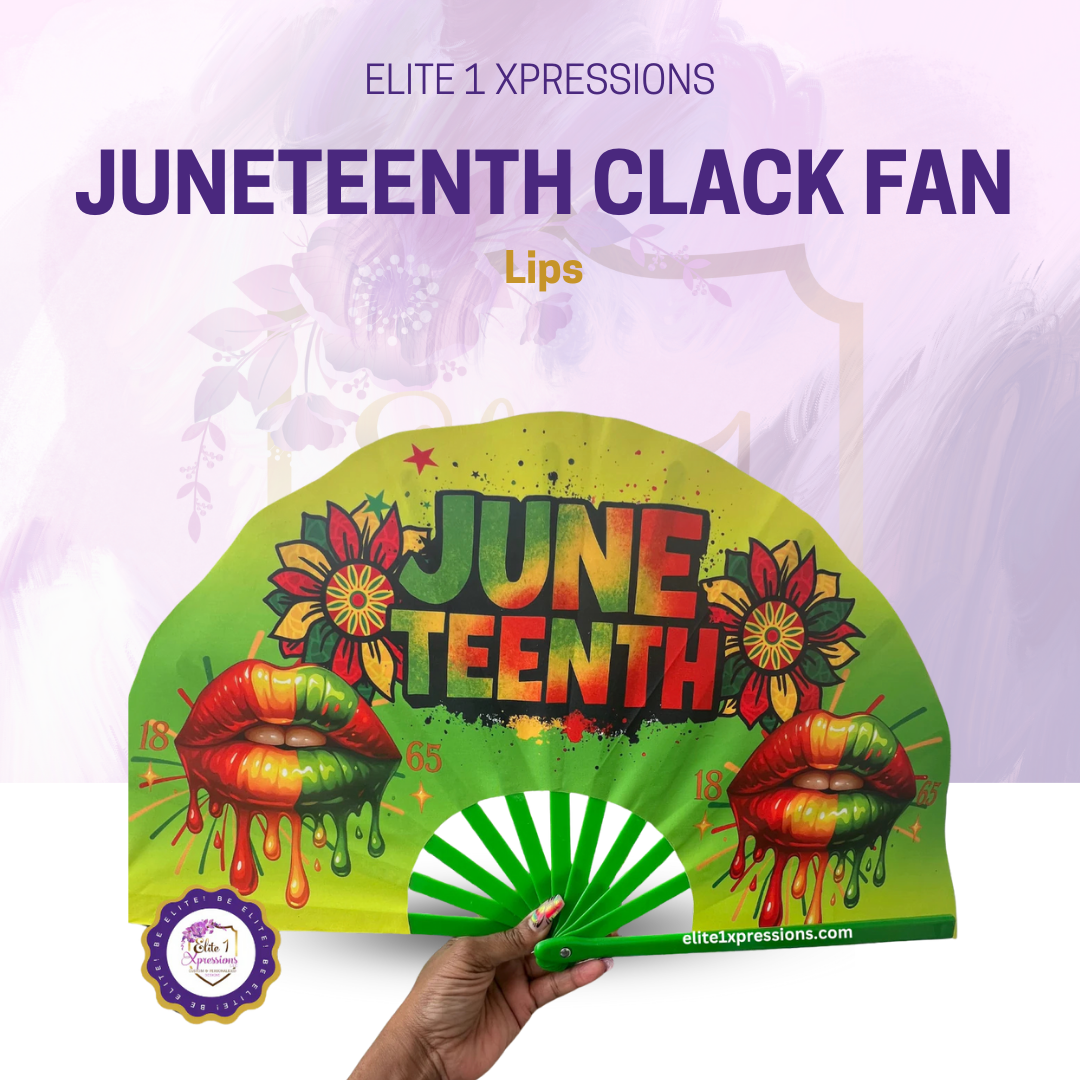 Juneteenth Clack Fan
