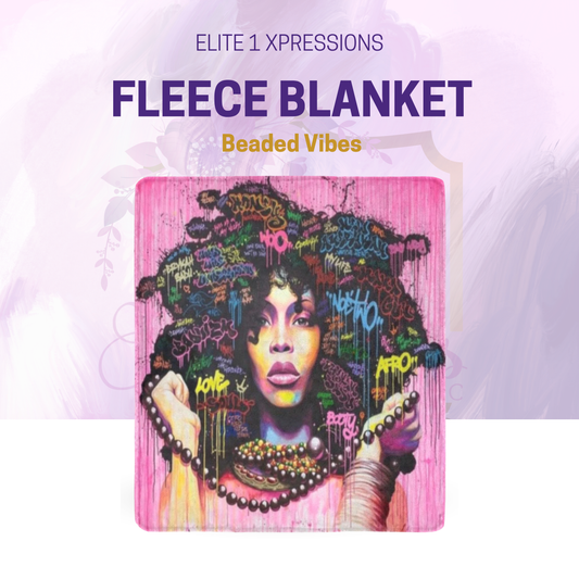 Fleece ~ Beaded Vibes Soft Blanket