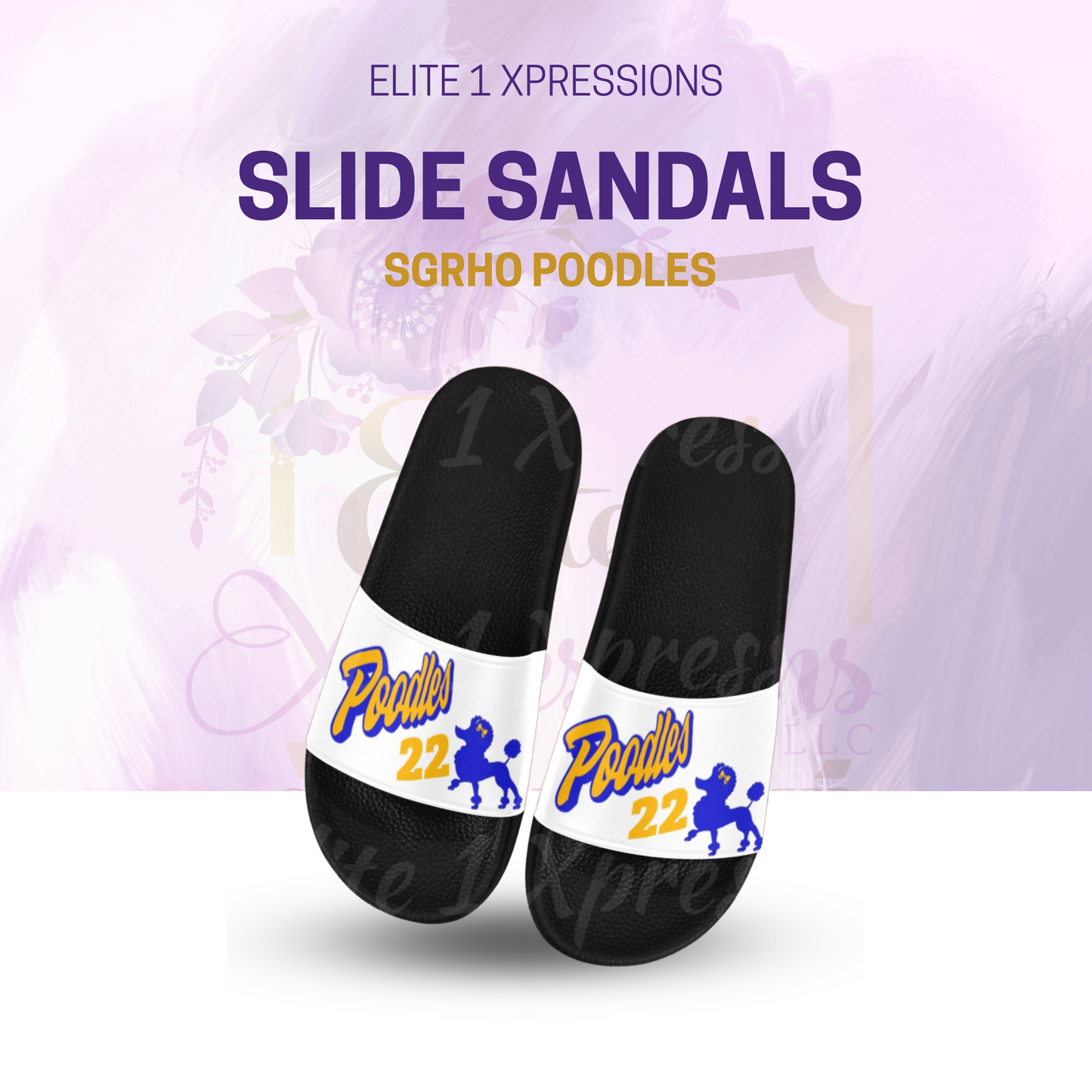Slide Sandals ~ Sigma Gamma Rho (SGRHO)