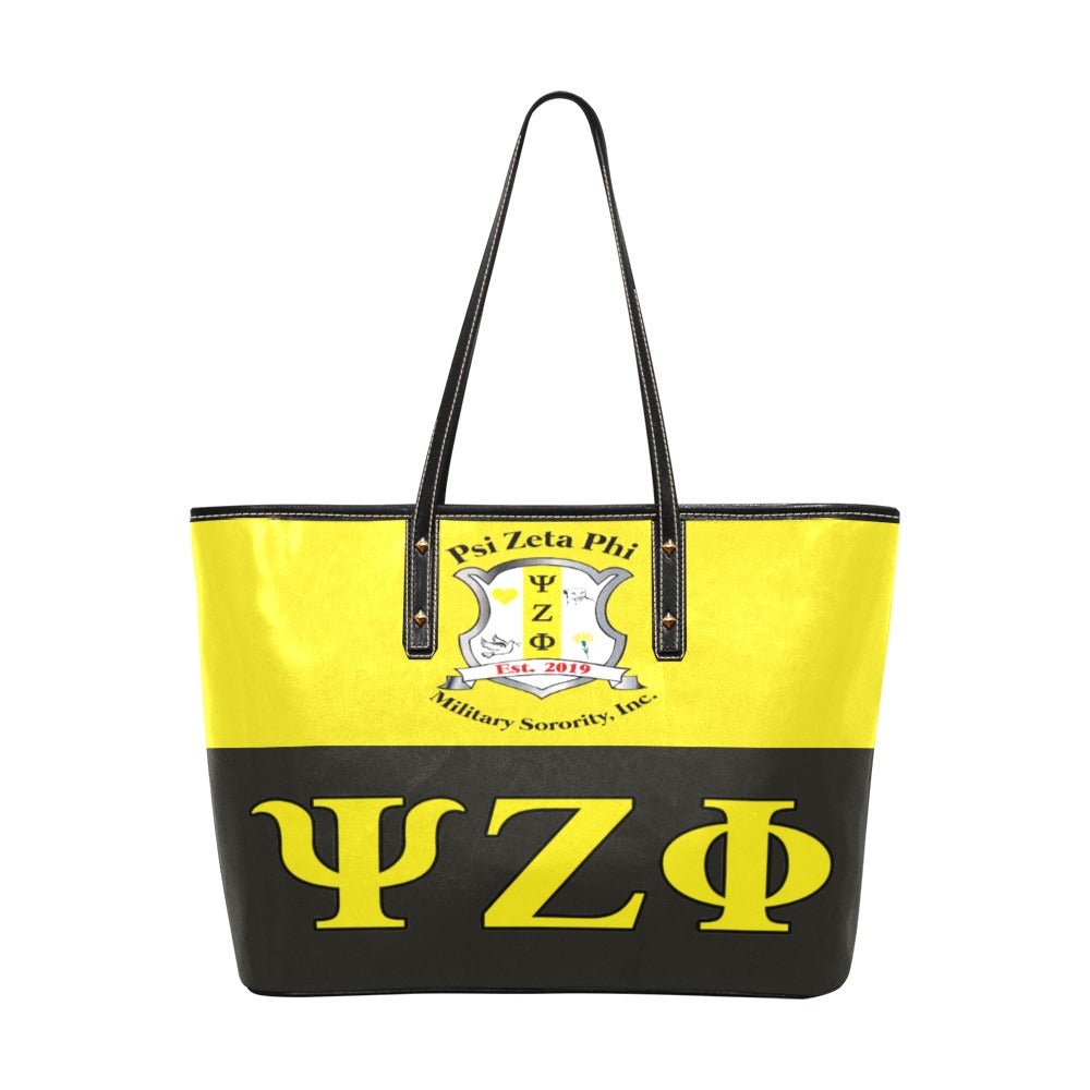 Tote Bag, Psi Zeta Phi Two Tone ~ Greek Letters