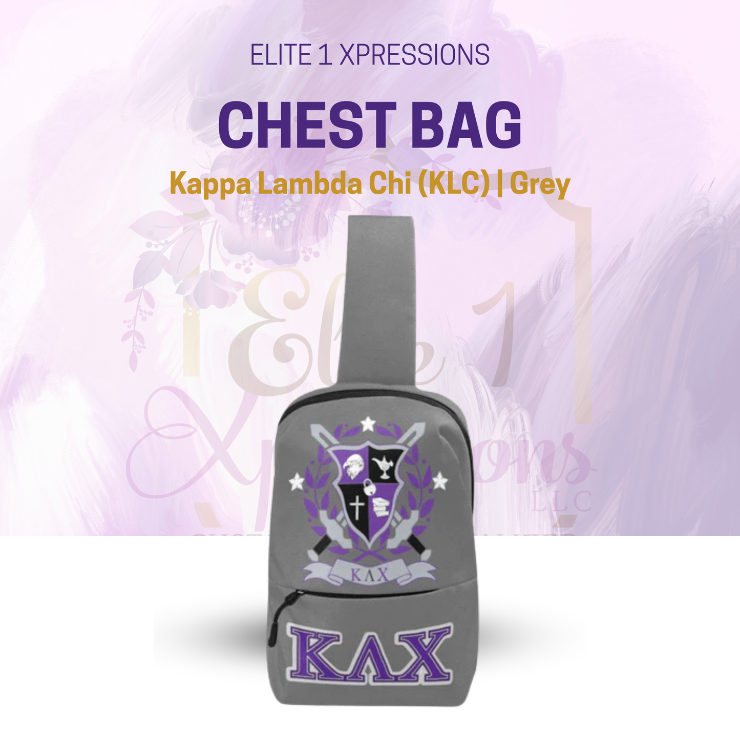 Chest Bag ~ Kappa Lambda Chi (KLC)