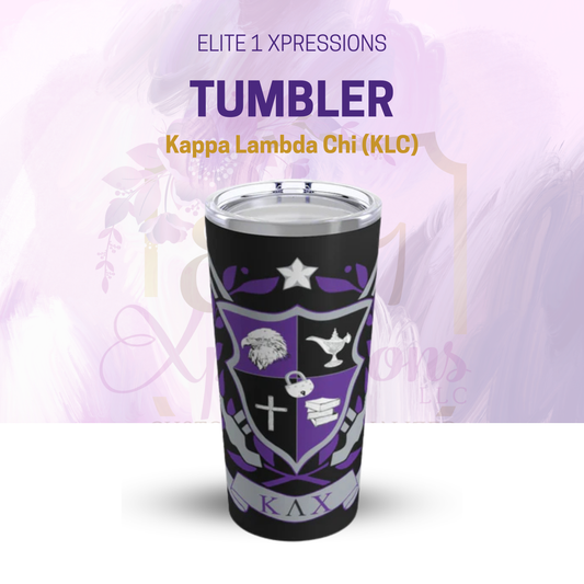 Kappa Lambda Chi (KLC) Tumbler