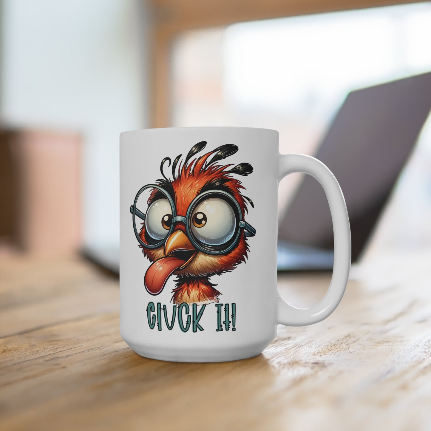 Cluck It Coffee Mug 15oz