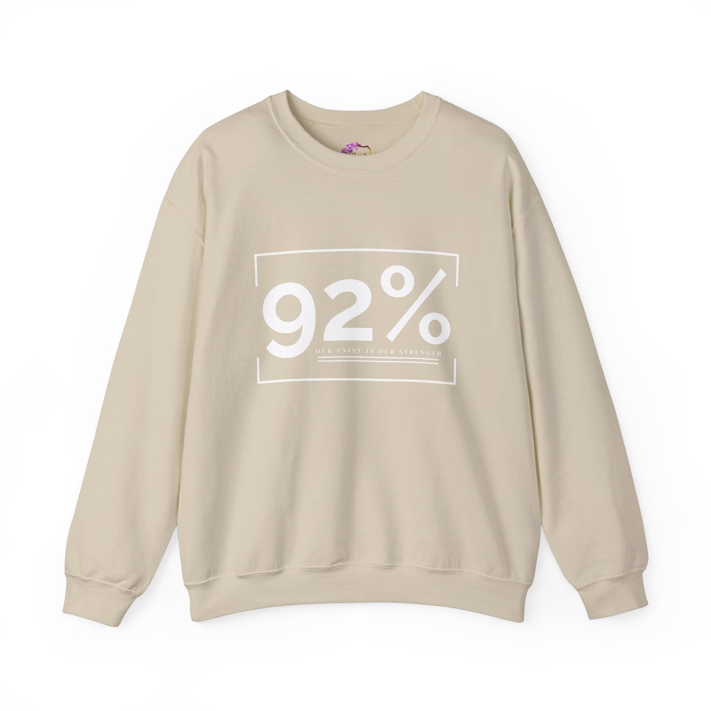 92% Women Crewneck Sweatshirt