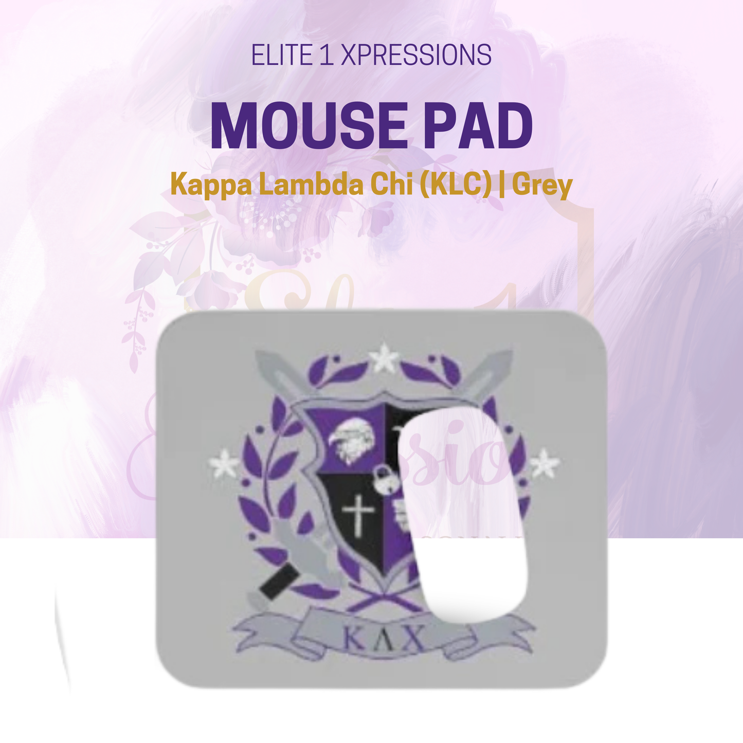 Kappa Lambda Chi (KLC) Mouse Pad