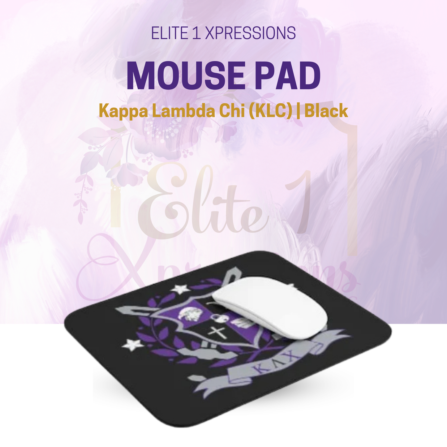 Kappa Lambda Chi (KLC) Mouse Pad