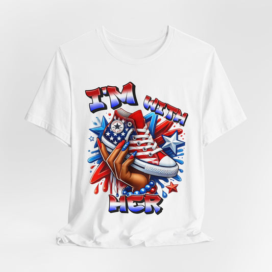 I'm with HER (American Color) ~ Unisex Jersey Short Sleeve Tee