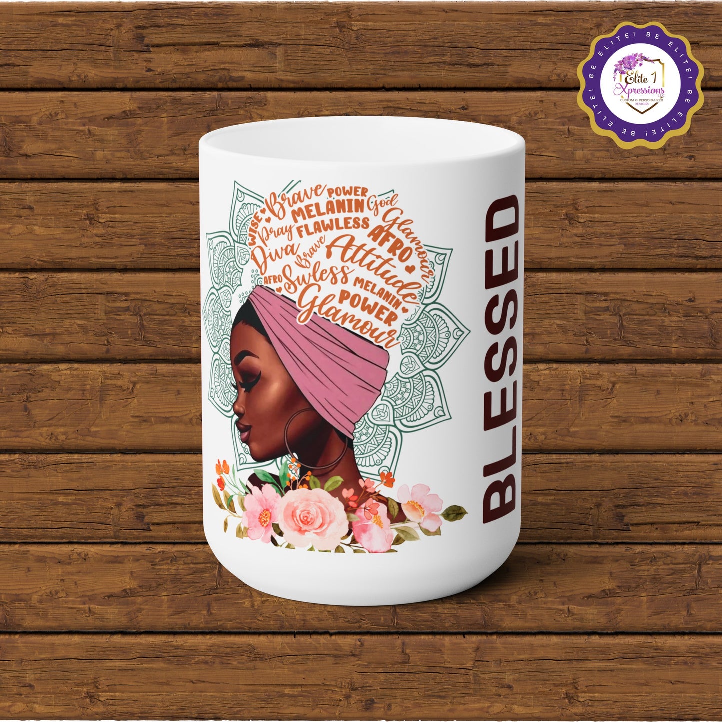 Blessed (Mauve) Ceramic Mug