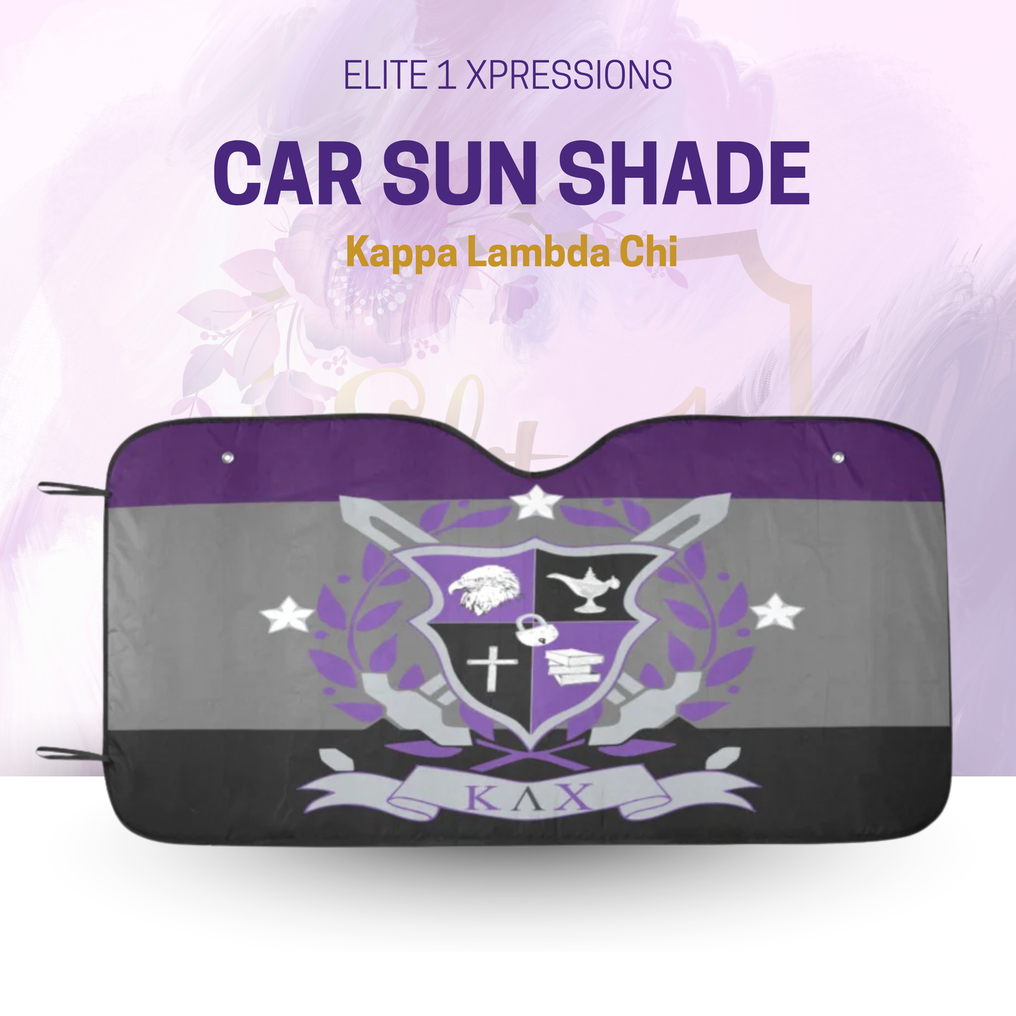 Kappa Lambda Chi (KLC) Car Sun Shade