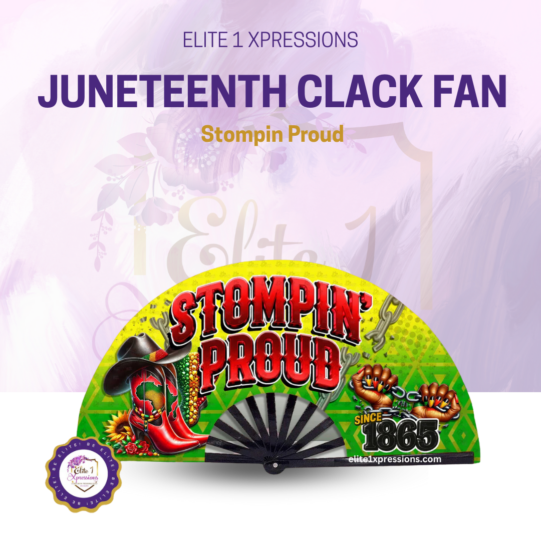 Juneteenth Clack Fan