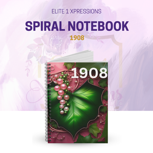 1908 Spiral Notebook - Ruled Line