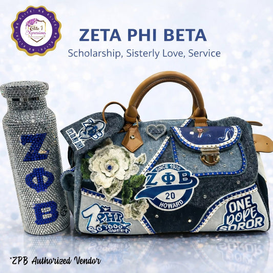 Zeta Denim Junk Bag Satchel (Small)