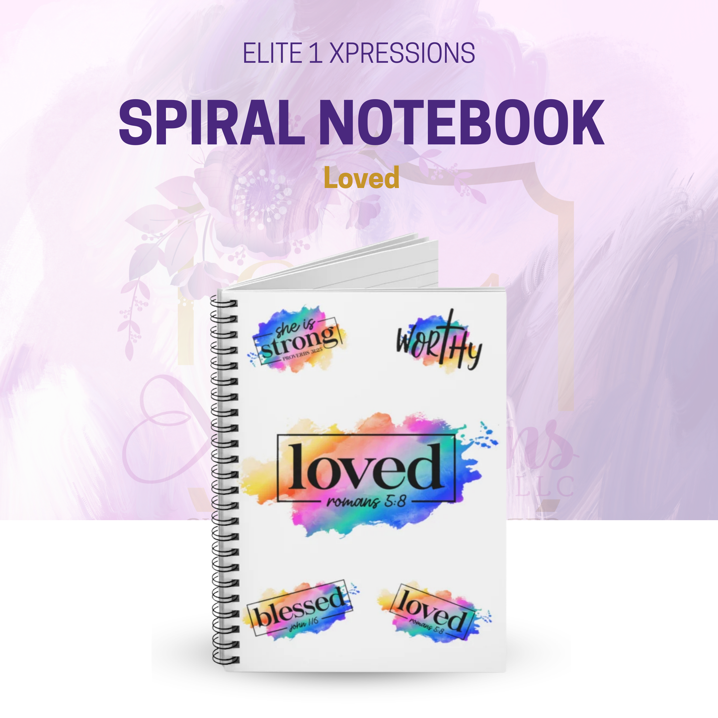 Loved Spiral Notebook - Ruled Line