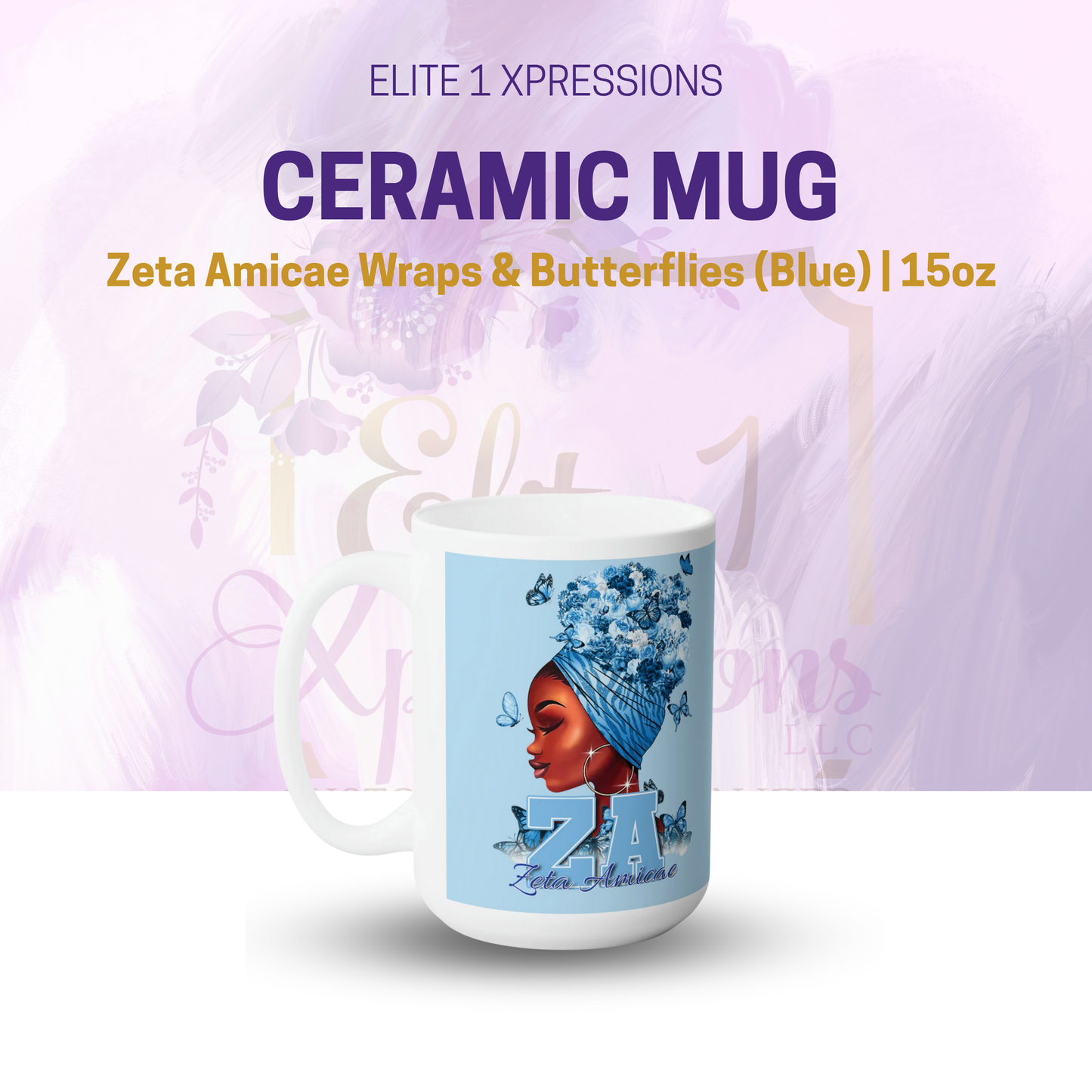Mug ~ Zeta Amicae Wraps & Butterflies