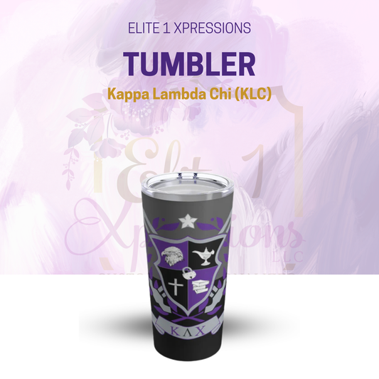 Kappa Lambda Chi (KLC) Tumbler 2 Tone