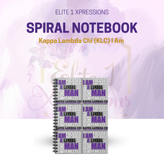 KLC I Am Spiral Notebook