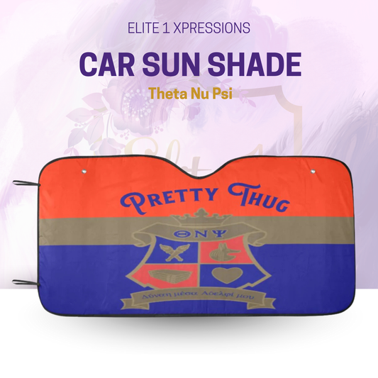 Theta Nu Psi Car Sun Shade