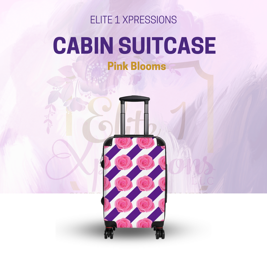 Pink Blooms Cabin Suitcase