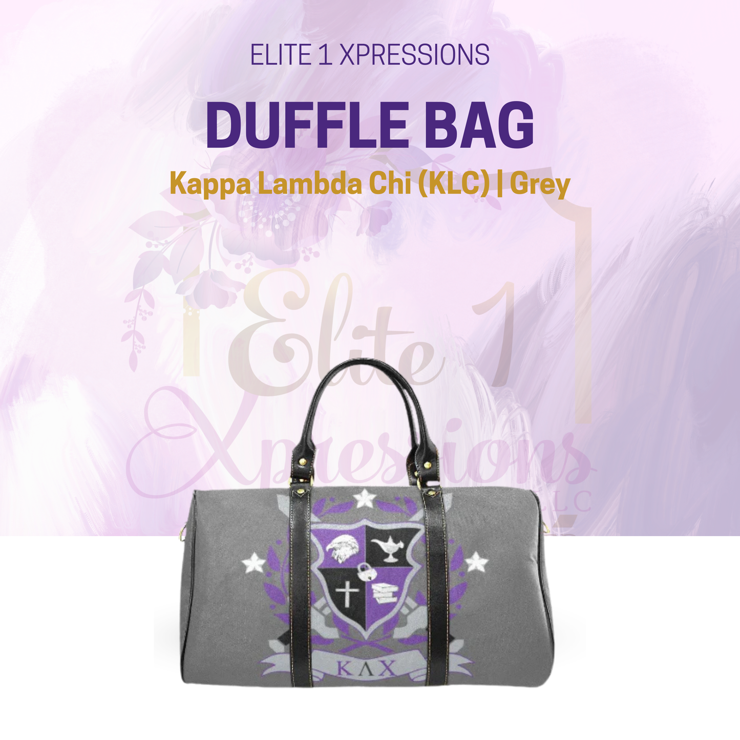 Kappa Lambda Chi (KLC) Duffle Bag