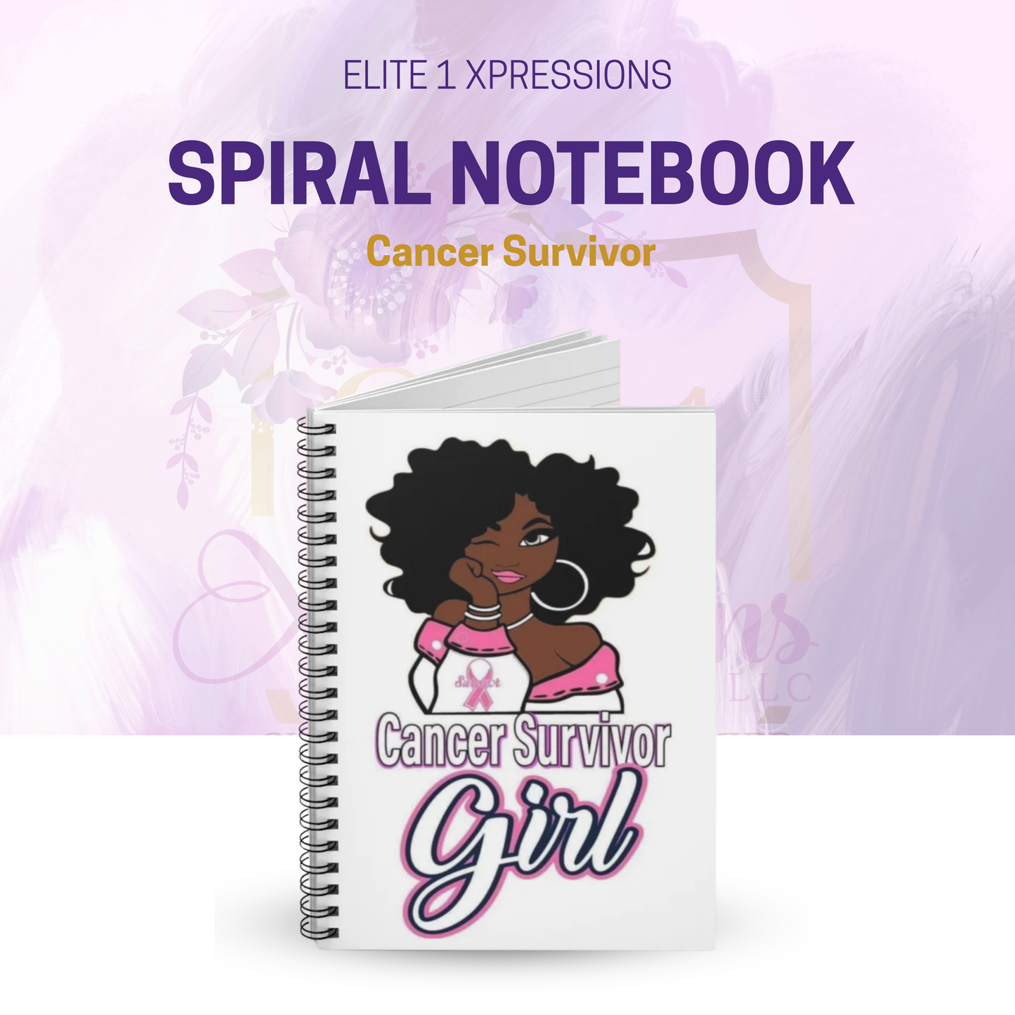 Cancer Survivor Spiral Notebook