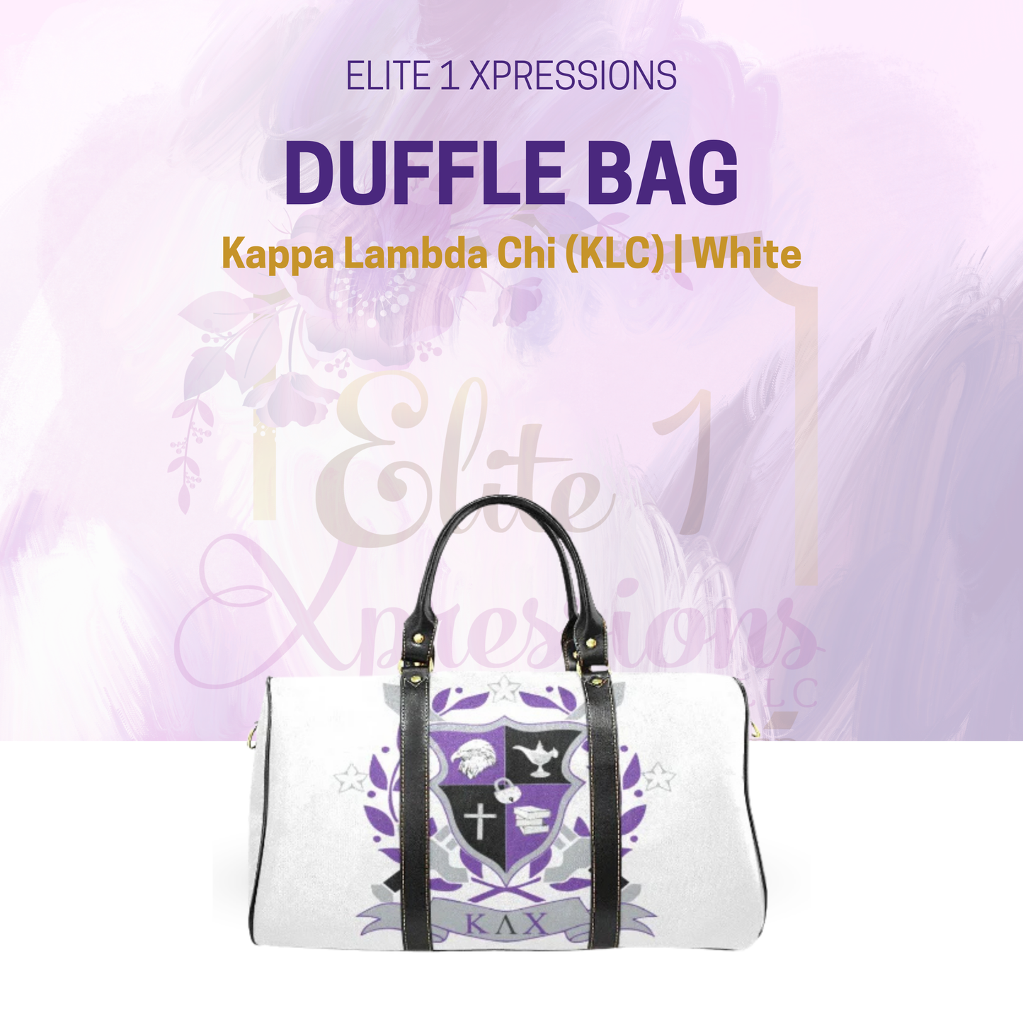 Kappa Lambda Chi (KLC) Duffle Bag