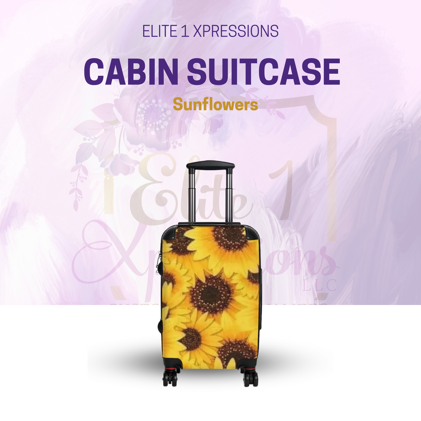 Sunflowers Cabin Suitcase