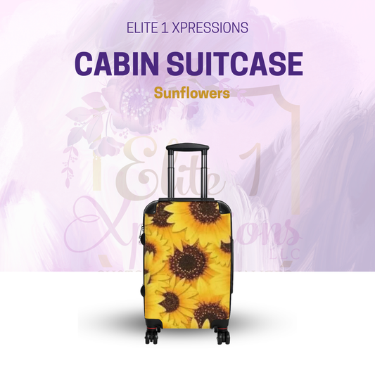 Sunflowers Cabin Suitcase