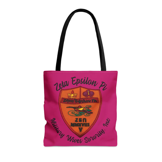 Zeta Epsilon Pi Sorority Tote Bag