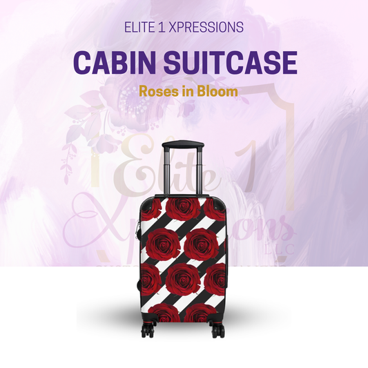 Roses in Bloom Cabin Suitcase