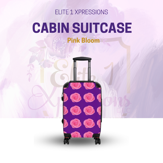 Pink Bloom Cabin Suitcase