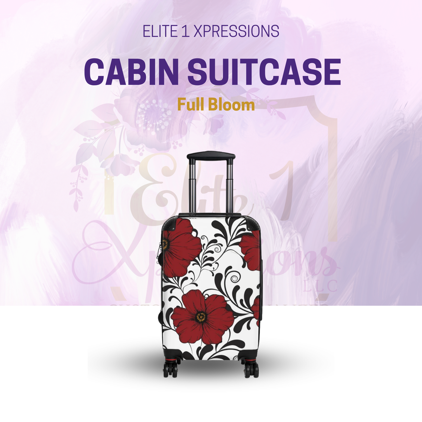 Full Bloom Cabin Suitcase