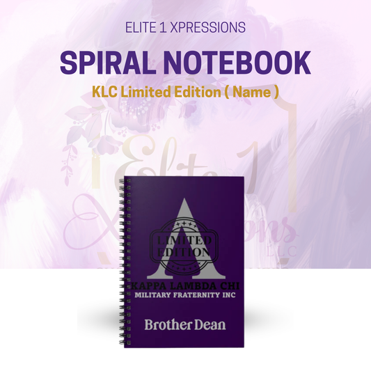 KLC Limited Edition (Name) Spiral Notebook