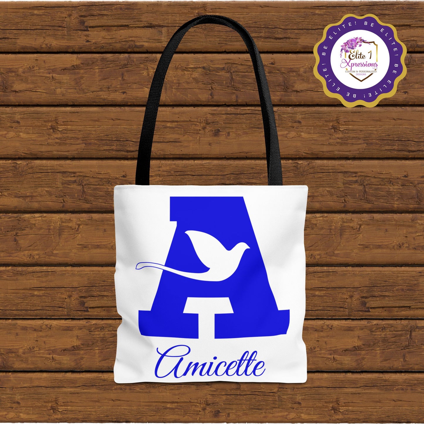 Amicette | Zeta Phi Beta Amicette | White Tote Bag
