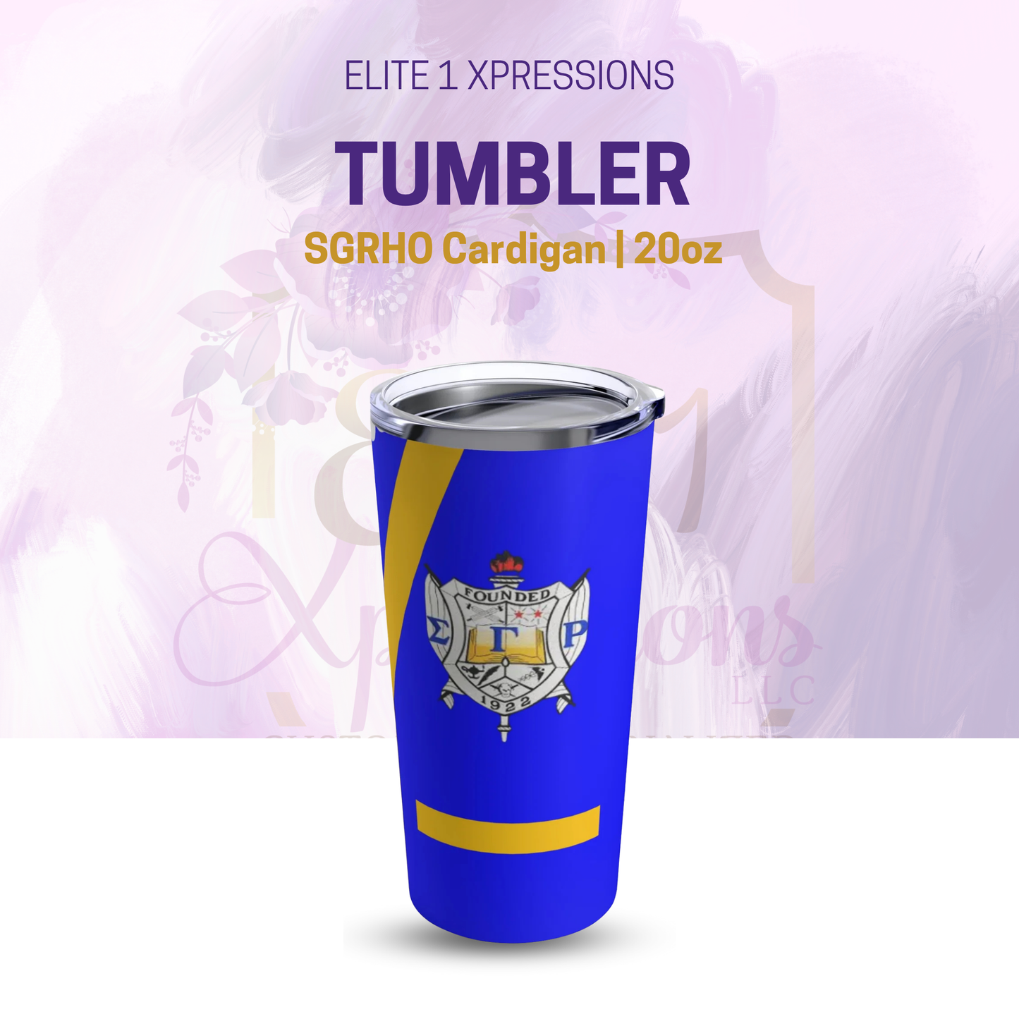SGRHO Cardigan Tumbler 20oz