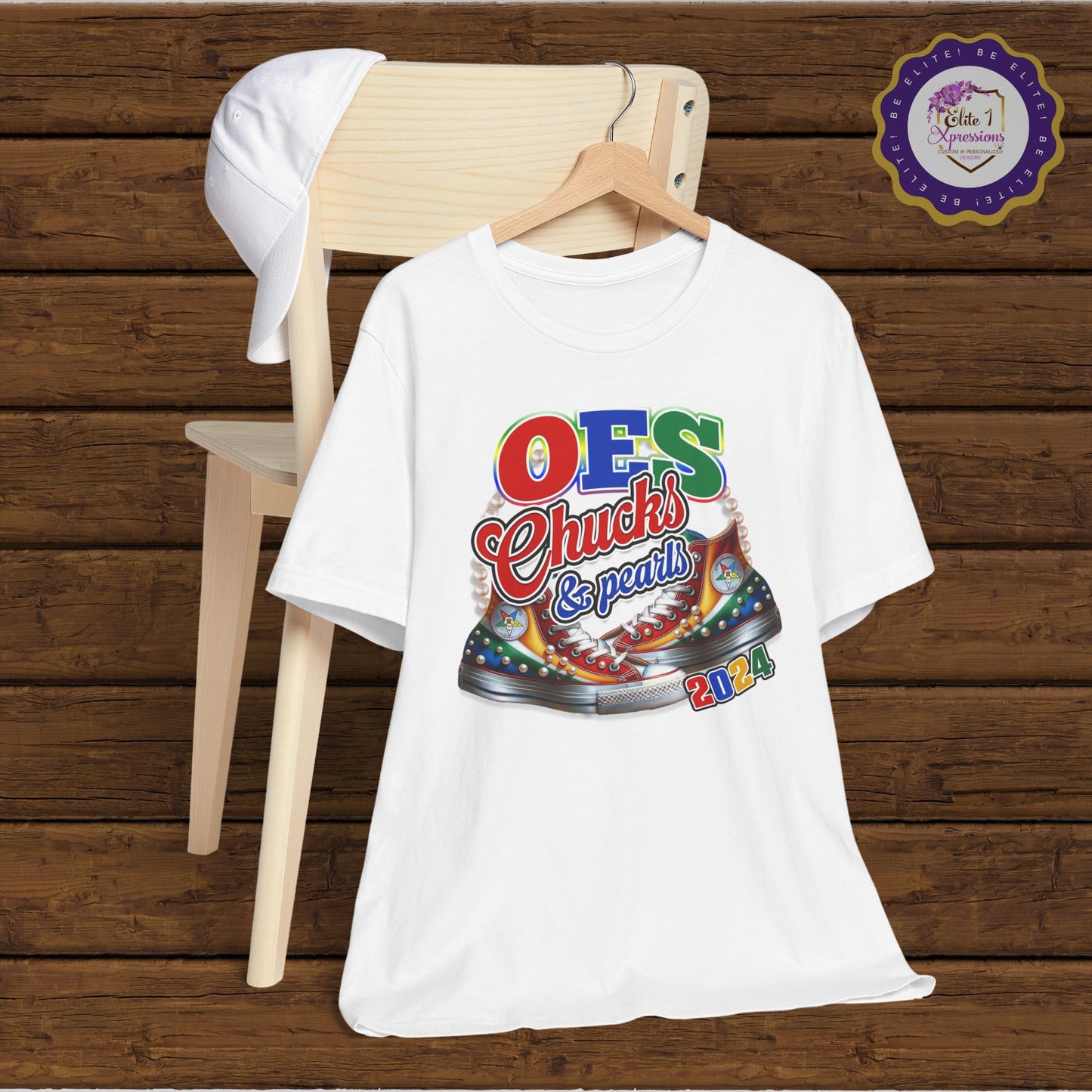 Chucks & Pearls 2024 (OES) ~ Unisex Jersey Short Sleeve Tee