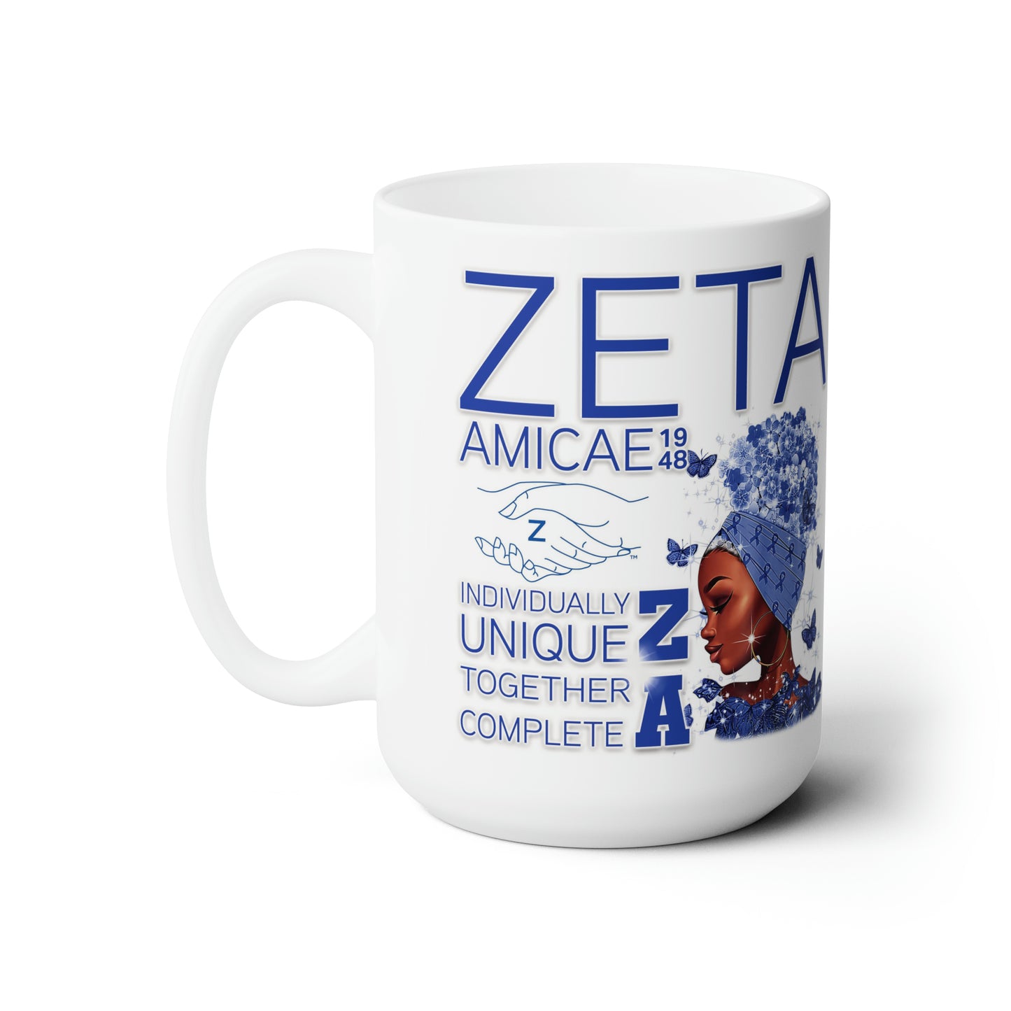 Mug ~ Zeta Amicae Wraps, Words & Butterflies
